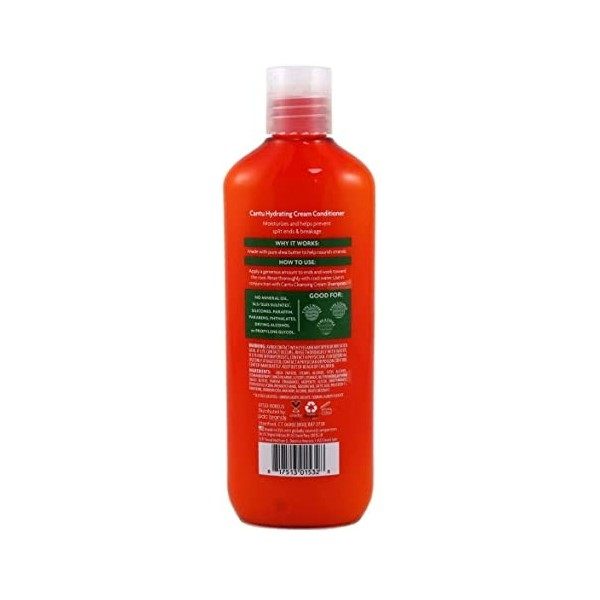 Cantu Après-shampoing hydratant pour cheveux naturels sans sulfate 399 ml lot de 6 