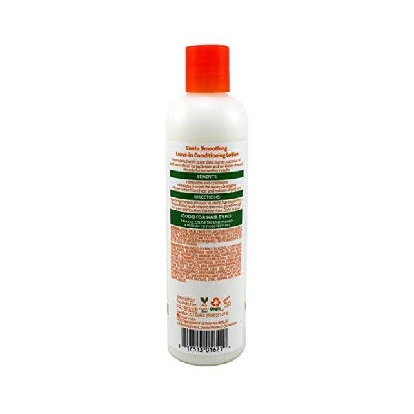 Cantu Lait après-shampoing sans rinçage au beurre de karité 283,5 g lot de 6 