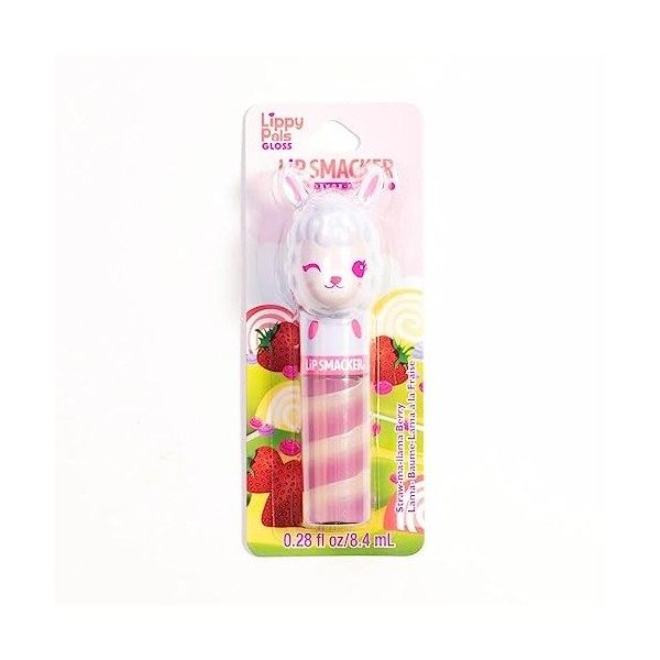 Lip Smacker Lippy Pals Lama, Gloss à lèvres aromatisé pour enfants inspiré des animaux, hydratant et lissant pour rafraîchir 