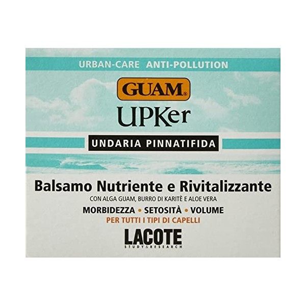 Après-Shampooing Purifiant Intensif Nourrissant et Revitalisant GUAM Upker Urban-Care - Protection contre Soleil et Polluants