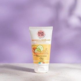 PULPE DE VIE "Chapeau Melon" Masque Démêlant Cheveux BIO 150 ml, cosmétique antigaspi bio, Upcycling
