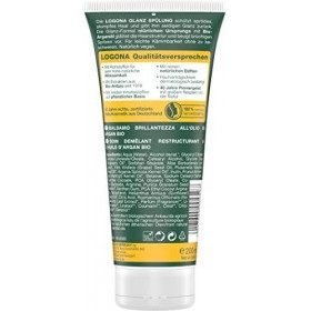 Logona natural cosmetic shine conditioner, organic argan oil, protects brittle, dull hair and gives silky shine, valuable oil