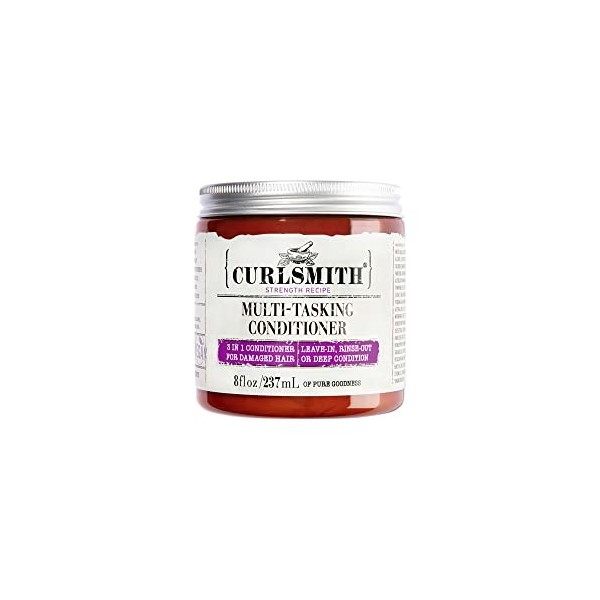 Curlsmith â€“ Multi-Tasking Conditioner, 3 in 1 Conditioner with Proteins, for Damaged Hair 237ml/8 fl oz 