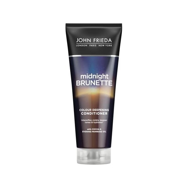 John Frieda Midnight Brunette Après-shampooing pour cheveux ternes 250 ml