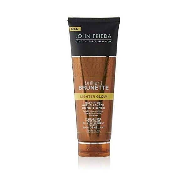 John Frieda Brilliant Brunette Lighter Glow, après-shampooing 250 ml