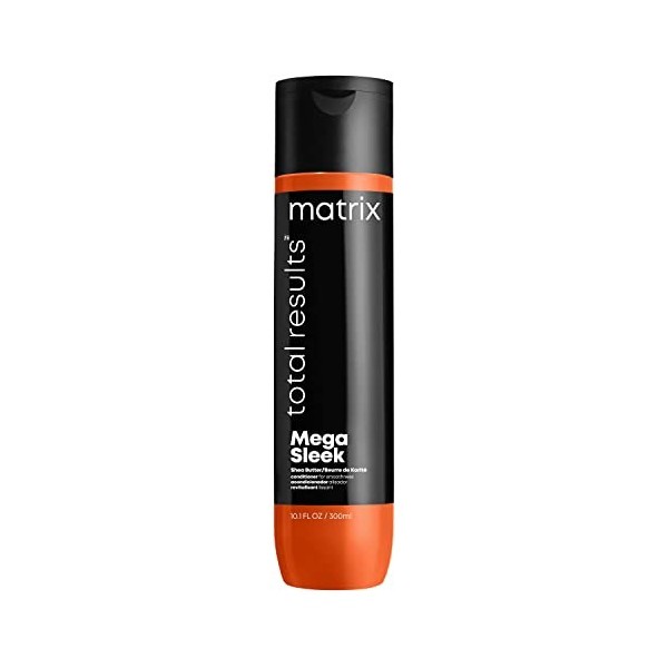 Matrix, Après-shampoing pour Cheveux Indisciplinés, Anti-frisottis & Hydrate, Mega Sleek, 300ml