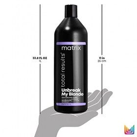 Matrix Total Result Unbreak My Blonde Après-Shampooing Fortifiant 1000ml - Shampooing fortifiant sa