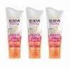 LOréal Paris Elsève Rapid Restore Dream Long Après-Shampooing Intensif/Action Anti-Casse - Huile de ricin -180 ml - Lot de 3