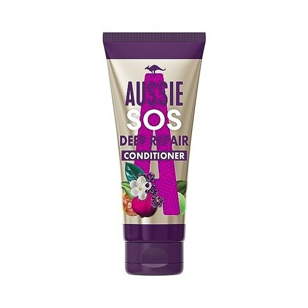 Aussie SOS Deep Repair Après-shampoing Aux Superfruits Australiens, 200ml