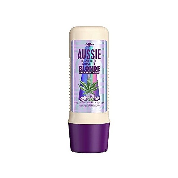 Aussie Après-shampoing 3 Minute Miracle Blonde Deep Treament 225 ml