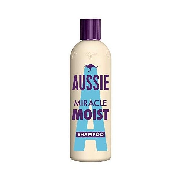 Aussie Hydrate Miracle Shampoing, Shampoing Hydratant, 90ml