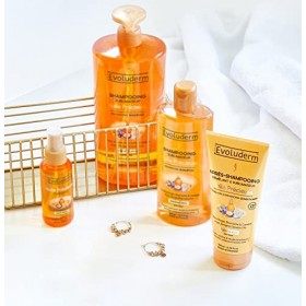 EVOLUDERM - Après-Shampoing Démêlant & Sublimateur Huile Précieuse - 200 ml - Fabrication Française