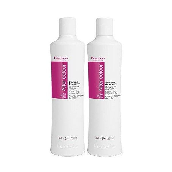 Fanola Officiel, Shampooing Soin Après Couleur 350ml x 2 