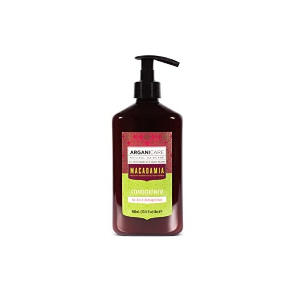 Arganicare AGN015 Apres-Shampooing Argan/Macadamia 400 ml