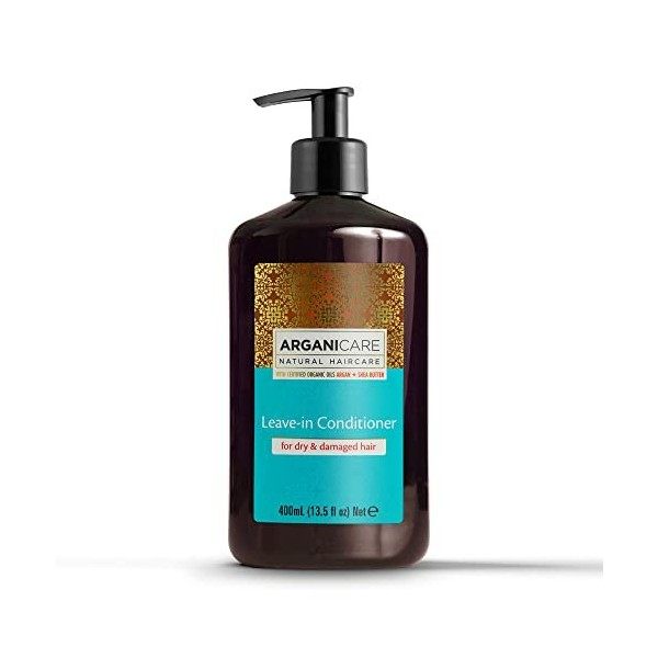 Arganicare Argan Oil Leave In Conditioner for Dry & Damaged Hair 13.5 oz. by Arganicare