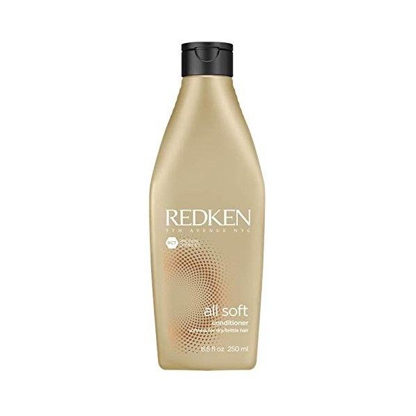 Après-Shampooing à l’huile d’argan All Soft Redken | Pour Cheveux Secs et Cassants | Hydrate et Procure une Douceur Intense |