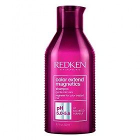 Redken | Shampoing pour Cheveux Colorés, Protection Couleur & Éclat, Color Extend Magnetics, 300 ml & Après-Shampooing Acidic