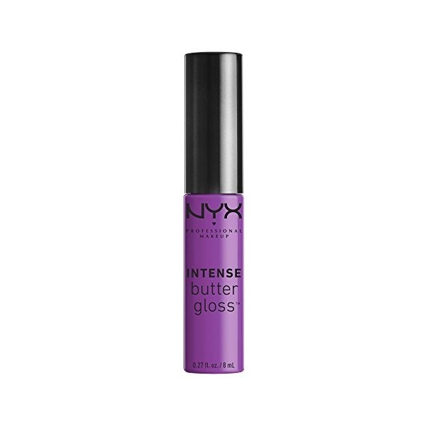 Nyx Professional Makeup Intense Butter Lip Gloss, Berry Strudel, 8ml