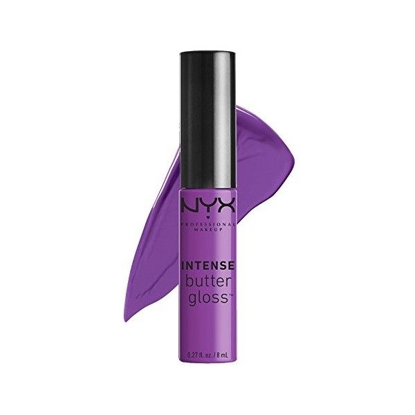 Nyx Professional Makeup Intense Butter Lip Gloss, Berry Strudel, 8ml