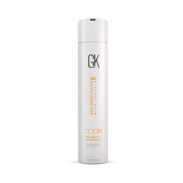 GK HAIR Global Keratin Balancing Conditioner 300ml/10.1 Fl Oz pour cheveux gras et colorés Utilisation quotidienne après sh