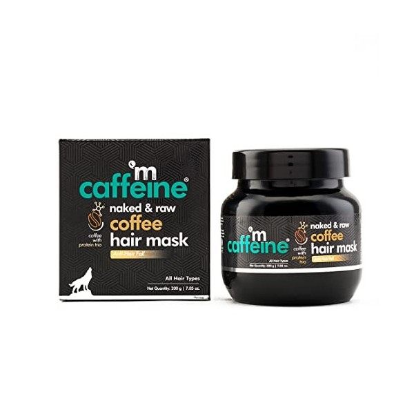 mCaffeine Naked & Raw Masque pour cheveux au café 200 g