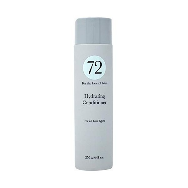 72 Hair Après-shampooing hydratant, libre de cruauté et végan, convient à tous les types de cheveux, 250 ml