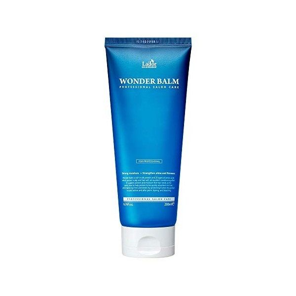 LADOR Wonder Balm 200 ml Après Shampooing Cheveux Hydratant Protéines Soie Nourrit Intensément Boucles Avec Substances Irrem