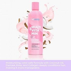 Viteddy Baume - Après Shampoing Demelant au Collagen - Baume Capillaire Revitalisant - Baume Cheveux Secs et Cuir Chevelu - B