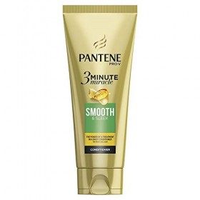 Lot de 6 après-shampooings Pantene - Formule miraculeuse lissante et adoucissante de 3 minutes - 200 ml - Pour cheveux frisés