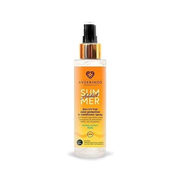 Avgerinos Cosmetics Sun Protection UV pour cheveux et après-shampoing sans rinçage 150 ml