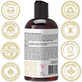 Laritelle Organic Travel Size Conditioner 2 oz | Organic Prunella, Sesame, Flaxseed, Shea + Keratin + Biotin + Renewing Hair 