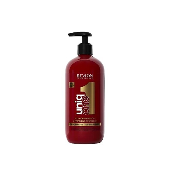 Revlon Professional UniqOne, Shampooing et Après-shampooing 2en1 490 ml , Soin Cheveux Nourrissant et Réparateur, Formule Ve