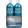 Bed Head by TIGI - Pack shampooing et après-shampooing - Soin réparateur cheveux professionnel - Cheveux secs et abîmés - 2x7