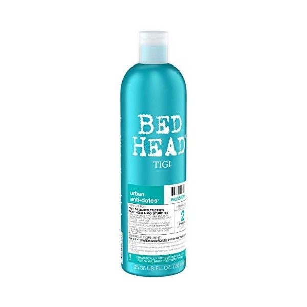 Bed Head by TIGI - Pack shampooing et après-shampooing - Soin réparateur cheveux professionnel - Cheveux secs et abîmés - 2x7