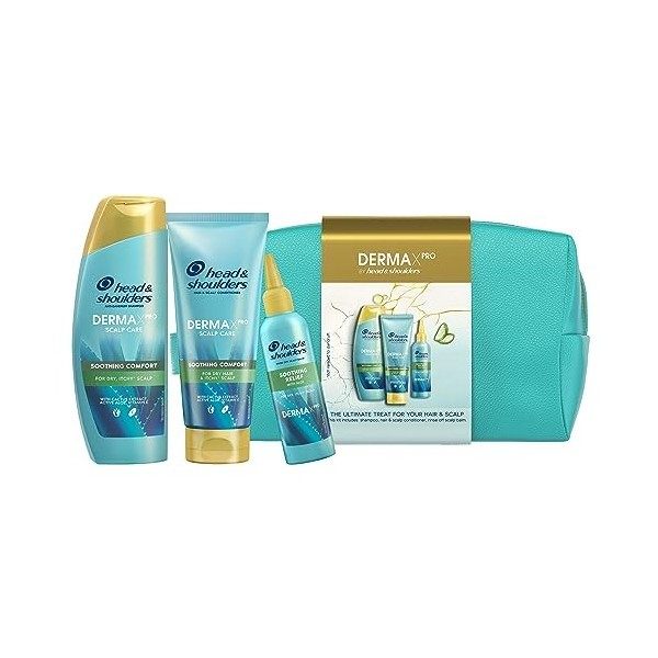 Head & Shoulders DERMAXPRO Shampoing, Après-shampoing Et Soin À Rincer, Coffret-Cadeau Pour Femme