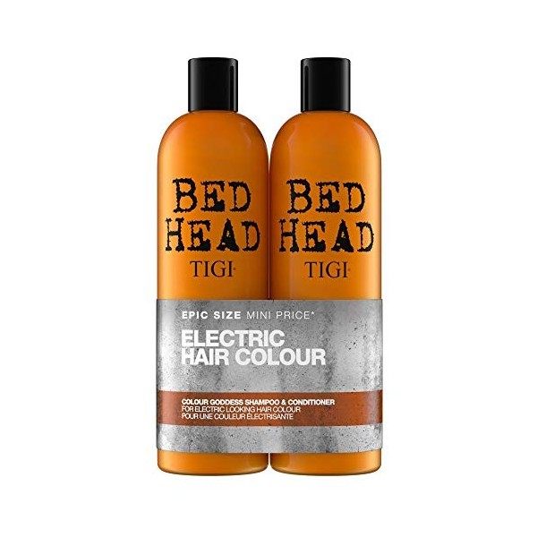 Bed Head by TIGI - Colour Goddess Pack Shampooing et après-shampooing cheveux colorés - Soins professionnels pour cheveux col