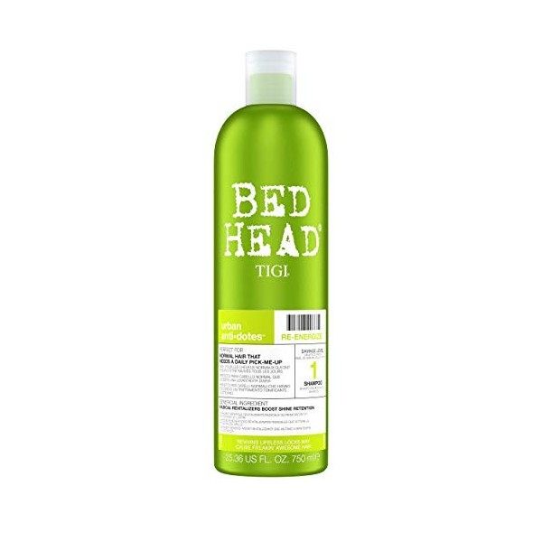 Bed Head by TIGI - Re-Energise Pack shampooing et après-shampooing énergisant - Soin capillaire professionnel pour un nettoya