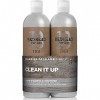 Bed Head for Men by TIGI | Clean Up Pack shampooing et après-shampooing hydratant pour homme | Soin quotidien pour des cheveu