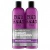 Bed Head by Tigi Dumb Blonde Shampooing et après-shampooing pour cheveux blonds, lot de 2 x 750 ml