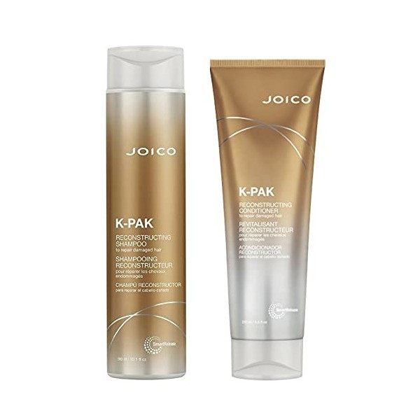 Joico Kit shampoing et après-shampoing K-Pak pour cheveux abimés 300 ml
