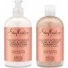 Shea Moisture Nettoie et Condition Lot - Noix De Coco & Hibiscus Boucle et Shampoing Brillance & boucle et Conditionneur Bril