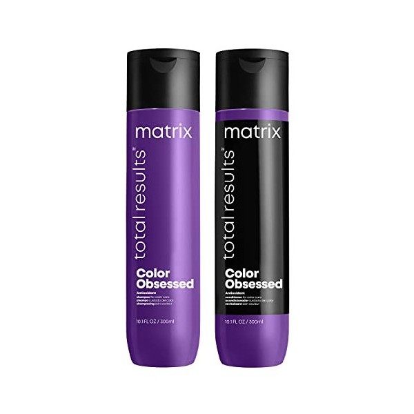 Matrix - Routines Color Obsessed - Shampoing, Après-Shampoing, Spray Multi-Bénéfices - Soins Protecteur de Couleur Pour Cheve