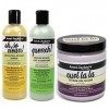 Aunt Jackies Curls & Coils - Lot de 3 soins capillaires - shampoing Oh So Clean 355 ml/gel définition des boucles Curl La La 