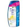 Head & Shoulders, Citrus Fresh 2en1 Shampoing Antipelliculaire Et Après-shampoing, Pour Cheveux Gras, Formule 2en1, Lot de 6x