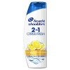 Head & Shoulders, Citrus Fresh 2en1 Shampoing Antipelliculaire Et Après-shampoing, Pour Cheveux Gras, Formule 2en1, Lot de 6x