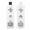 Nioxin System 1 Cleanser & Scalp Therapy DUO Set 33.8oz each by Nioxin [Beauty] English Manual 