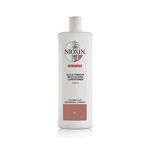 Wella Professionals Nioxin System 4 - Après-shampoing chute avancée des cheveux pour plus de volume - Cheveux colorés et très