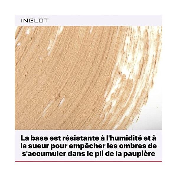 INGLOT Base Créme Pour Yeux Longue Tenue | Primer Pour Fard a Paupiere Ombre à Paupières | Fixateur Maquillage Femme | Formul