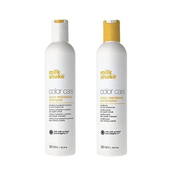 milk_shake Colour Maintainer Shampoo beige colour and Conditioner 300ml white colour Shake