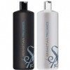 Shampoing Sebastian Trilliance 1000 ml et après-shampoing 1000 ml avec flacon pompe